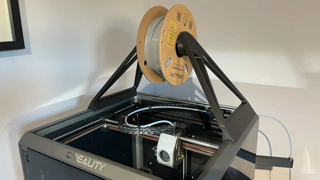 Creality K1 Max Top Spool Holder for TPU Printing by Mic Kuo