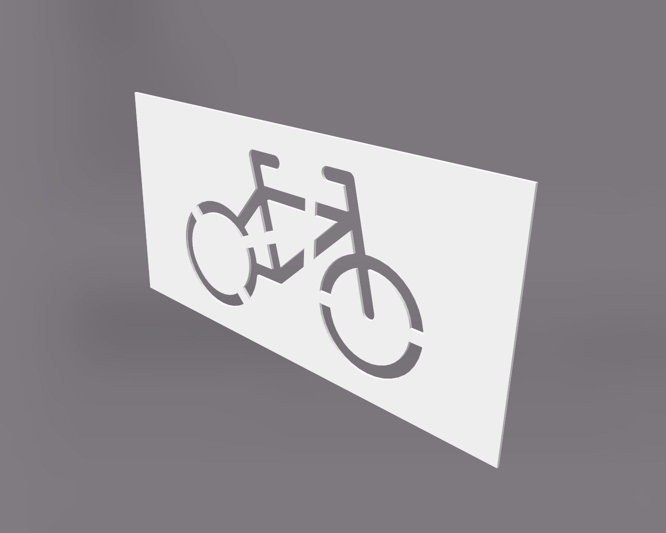 Bike stencil