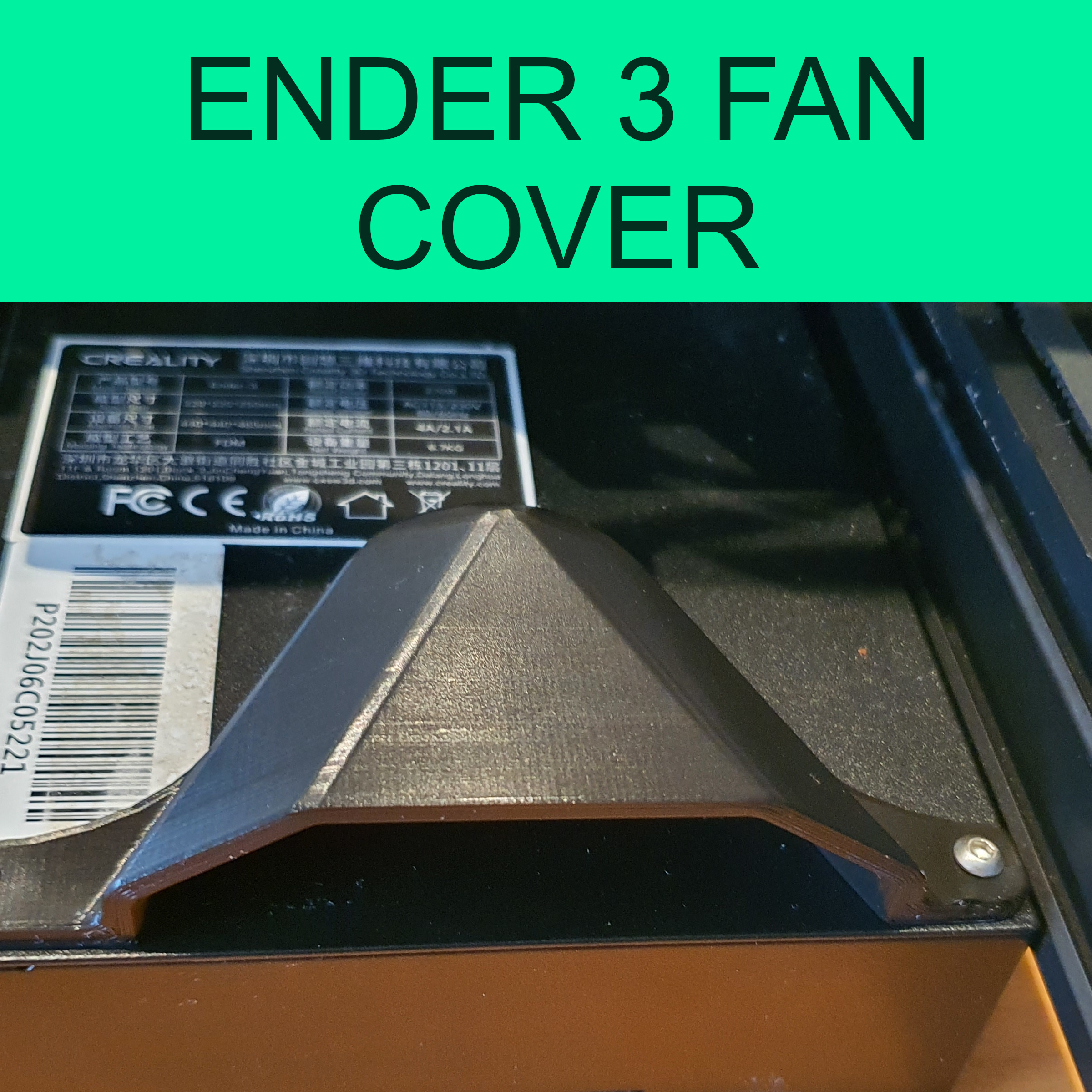 fan cover ender 3