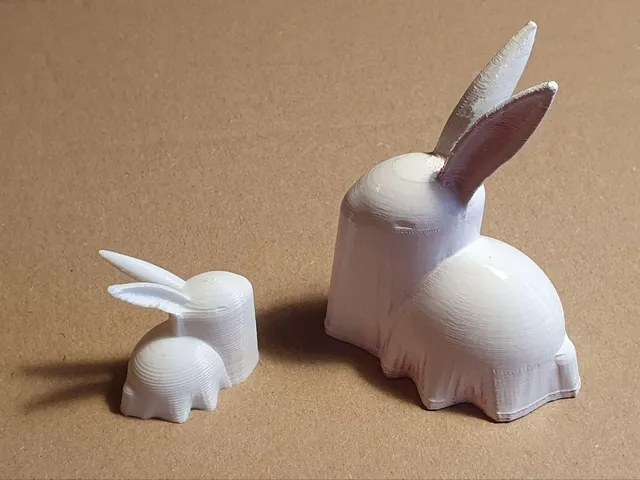 Cloaked Bunny, hidden under coat with a wavy shaped hull. Creepy but nice halloween figures.