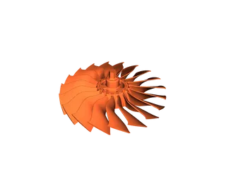 Jet Engine (manual) Fan by pachek | Download free STL model ...