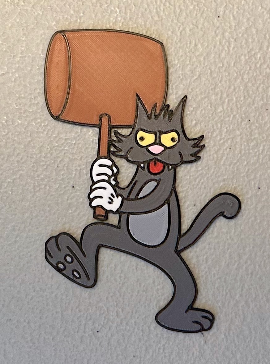 Multicolor Scratchy Magnet
