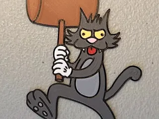 Multicolor Scratchy Magnet by wotfan69 | Download free STL model ...