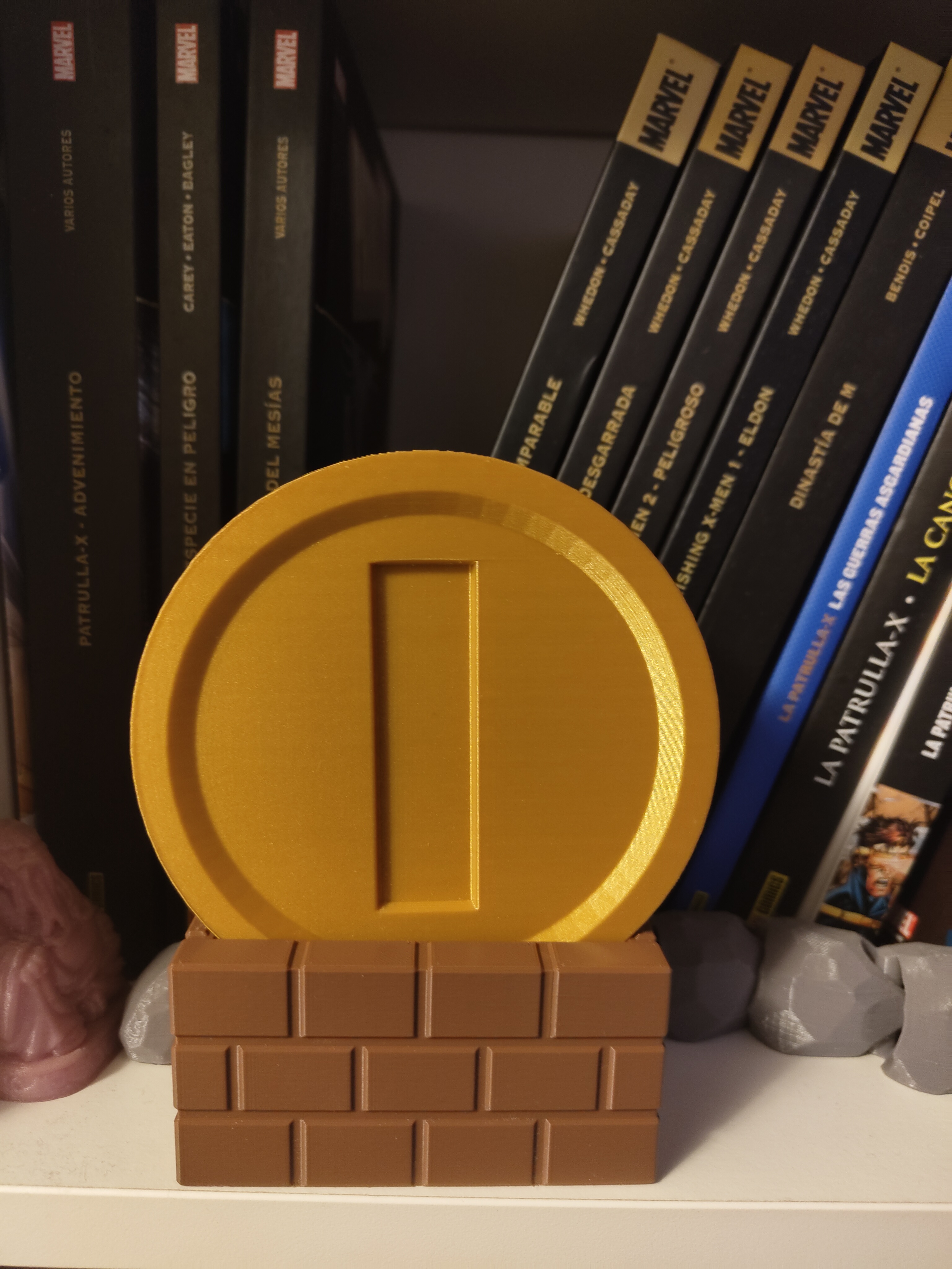 Super Mario Bros. Coin and Stand