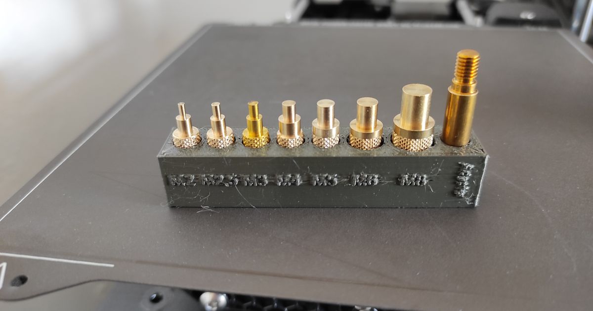 Holder for Soldering tips for threaded inserts RUTHEX by Andre