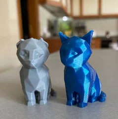 Cute Low Poly Scottish Fold