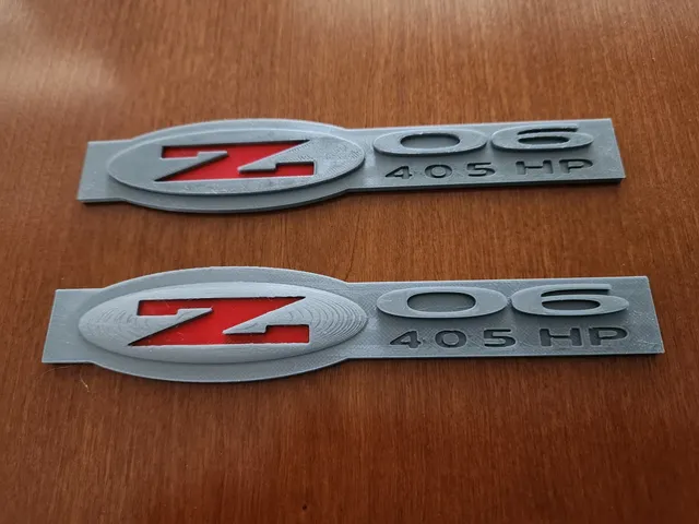 Chevrolet Corvette C5 Z06 side emblem