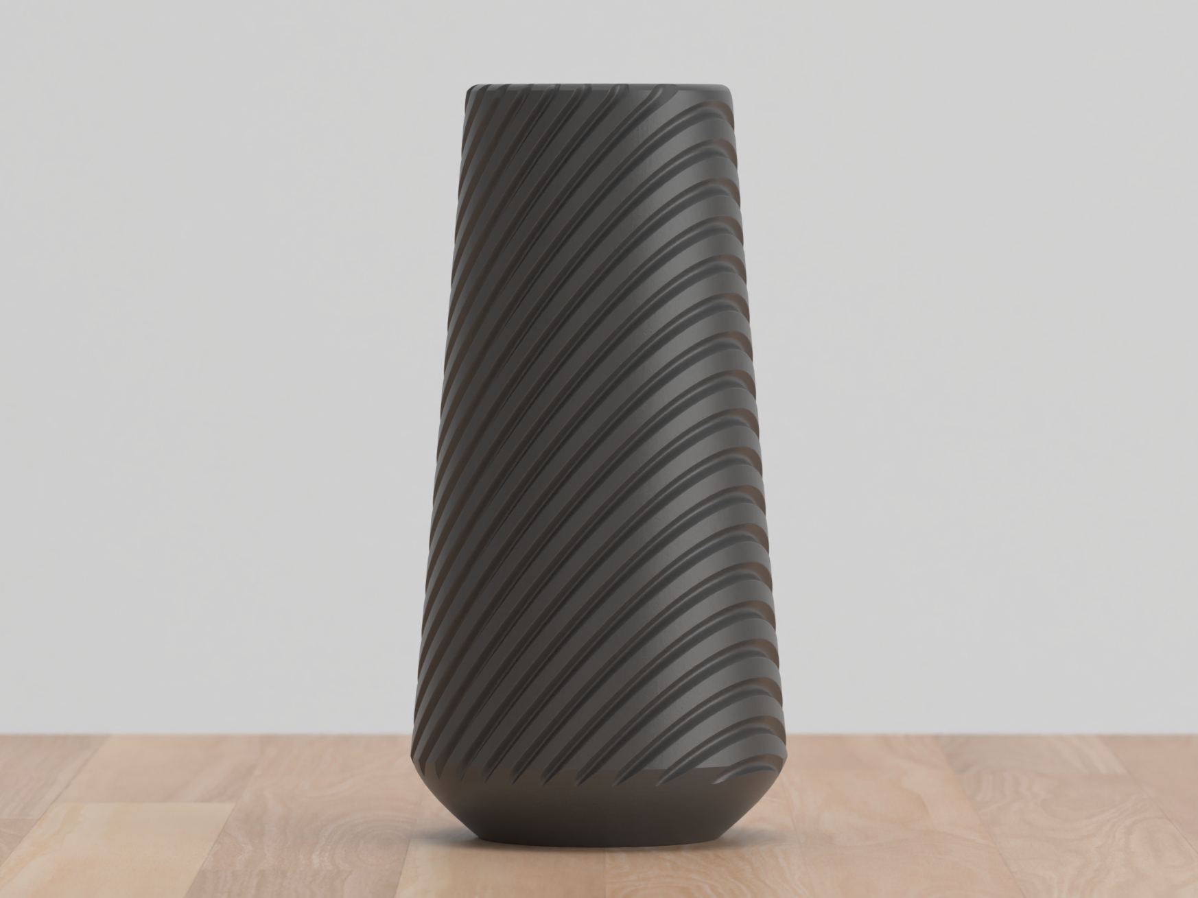 Tall Wavy Vase by Jason Walker Download free STL model