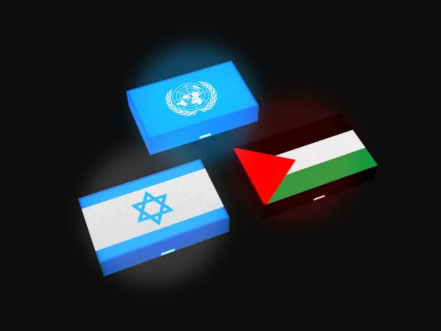 2023 Middle East Flags LED Lightboxes UN Israel Palestine