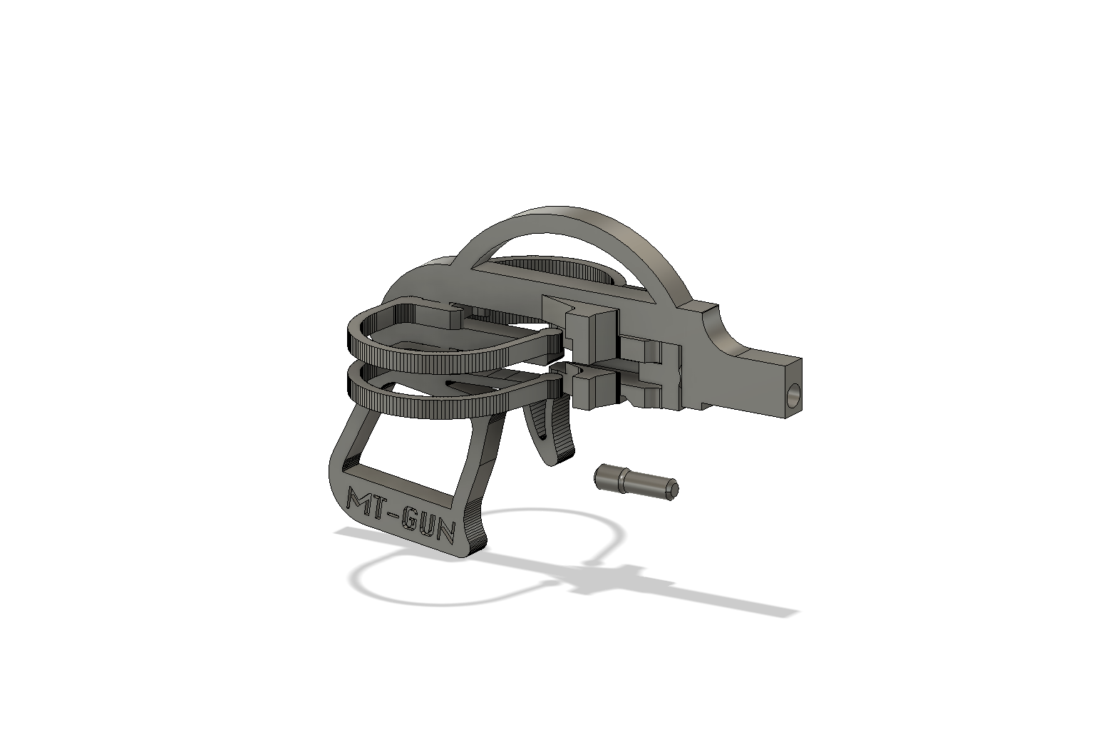 Miniatura 4 do modelo 3D Spring Gun
