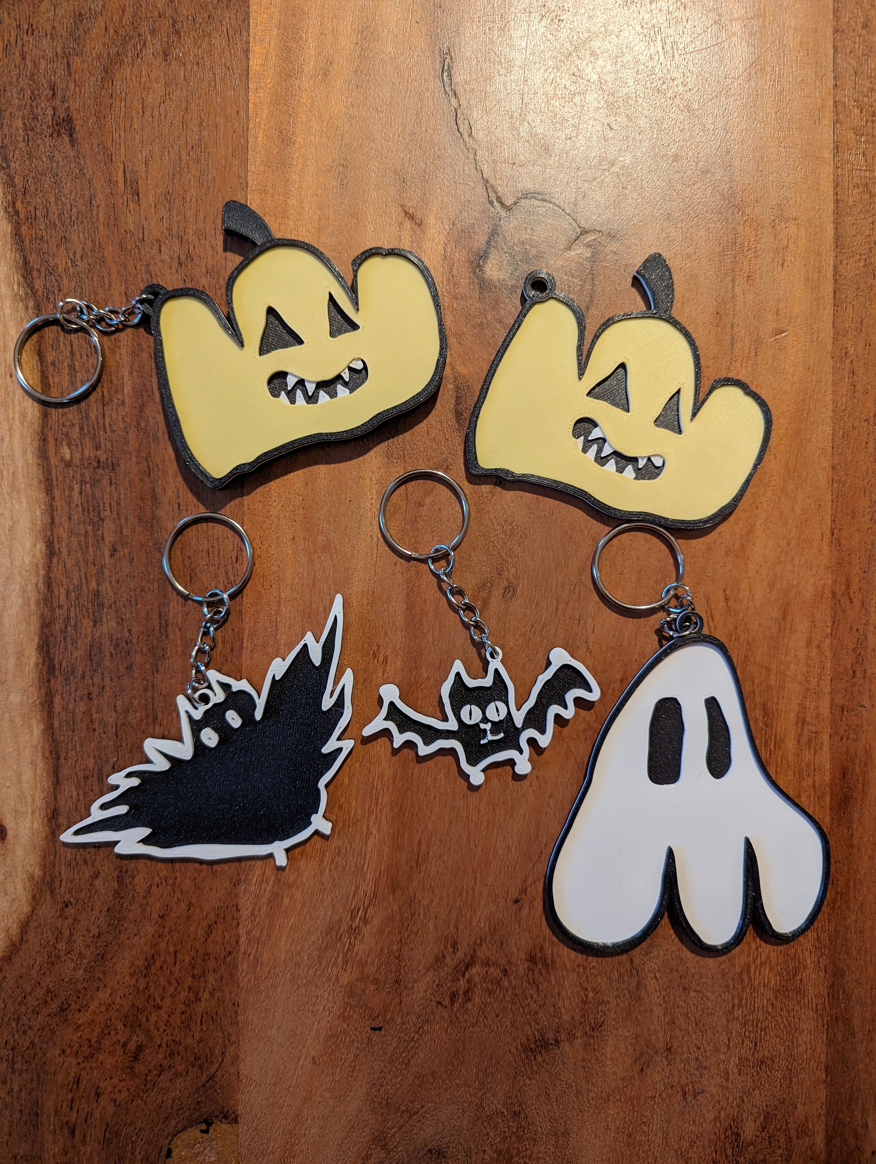 Miniatura 5 do modelo 3D Catbat Doodle Keychain