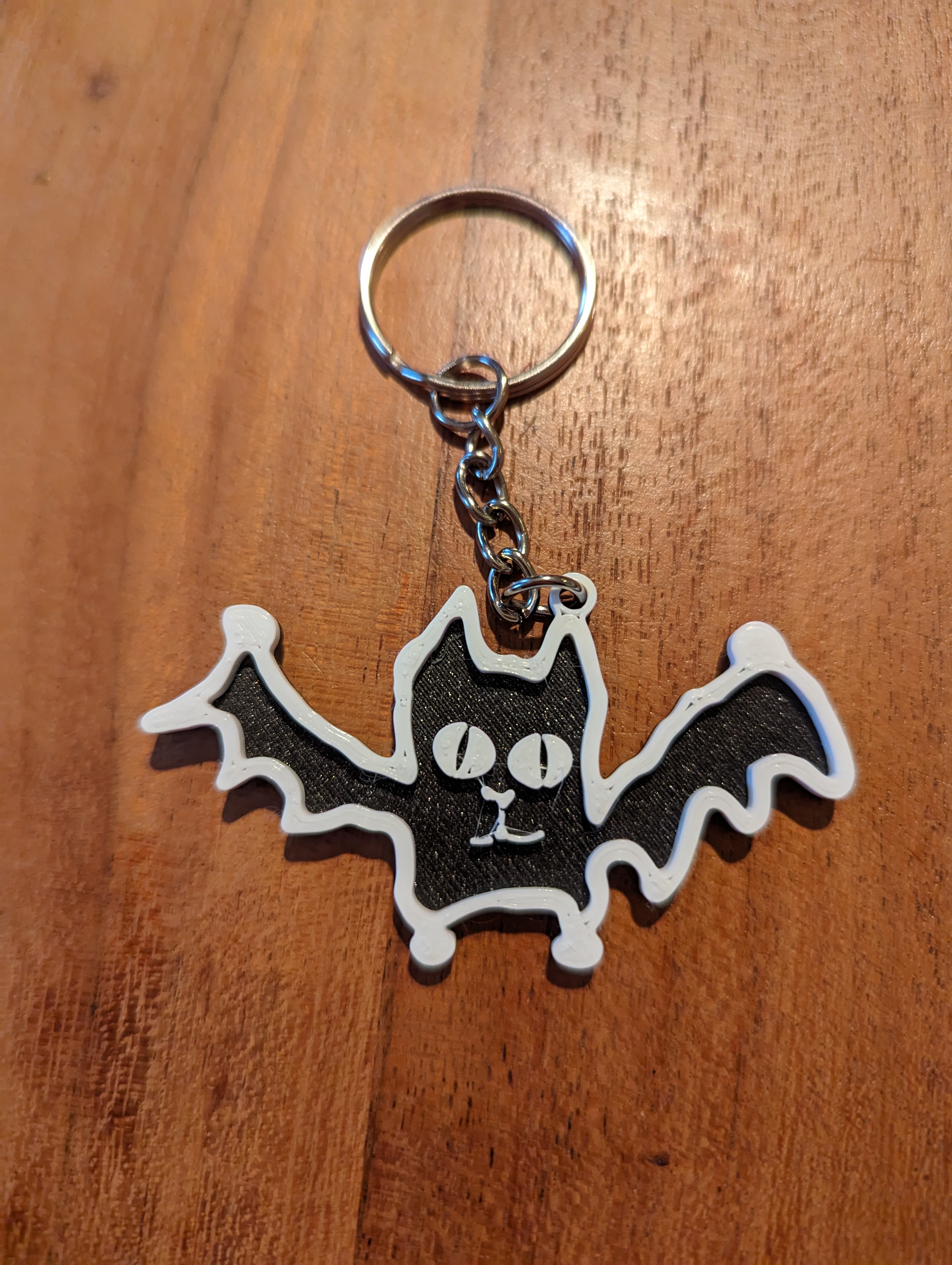 Catbat Doodle Keychain
