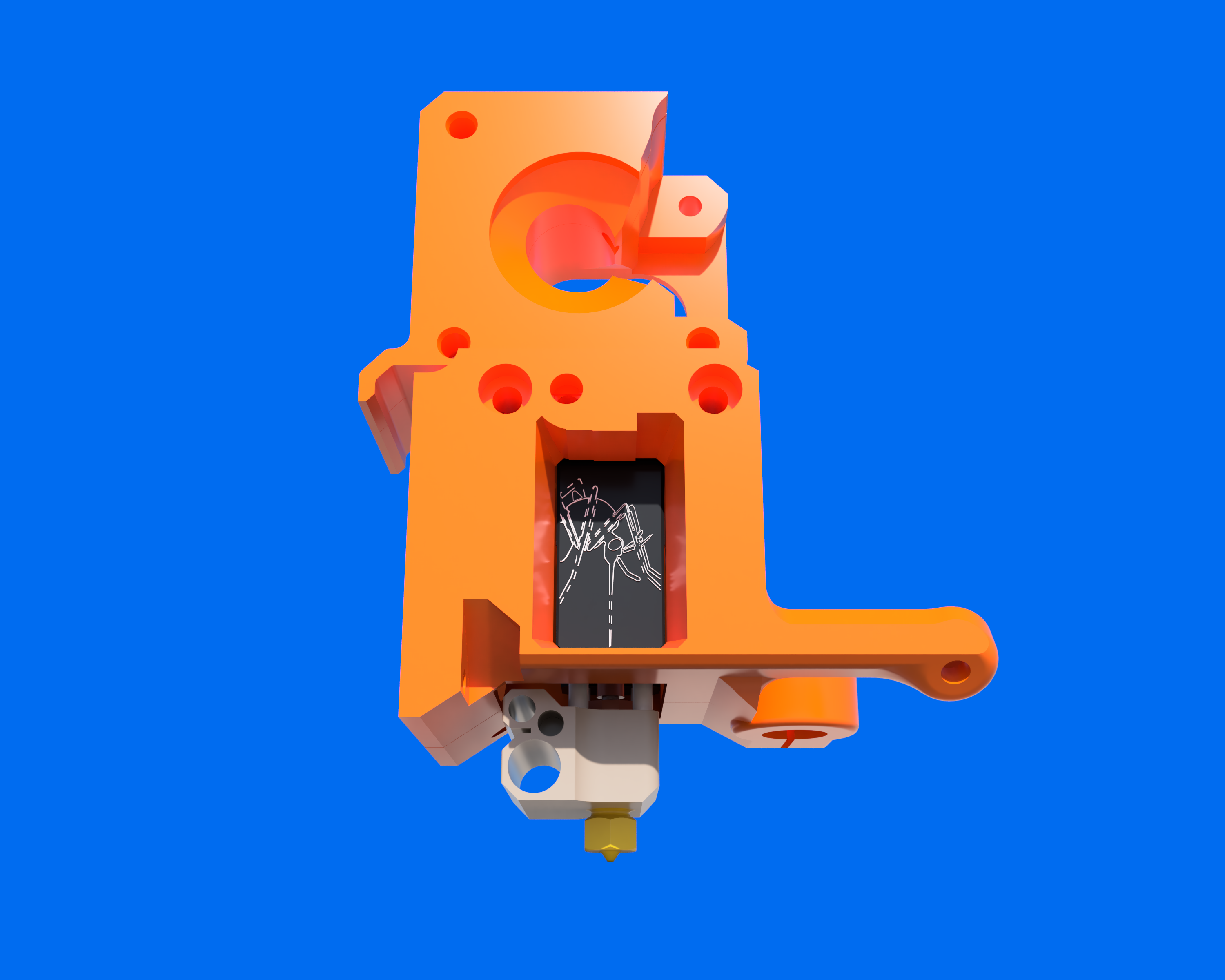Mk3s Mosquito hotend with improved cooling!