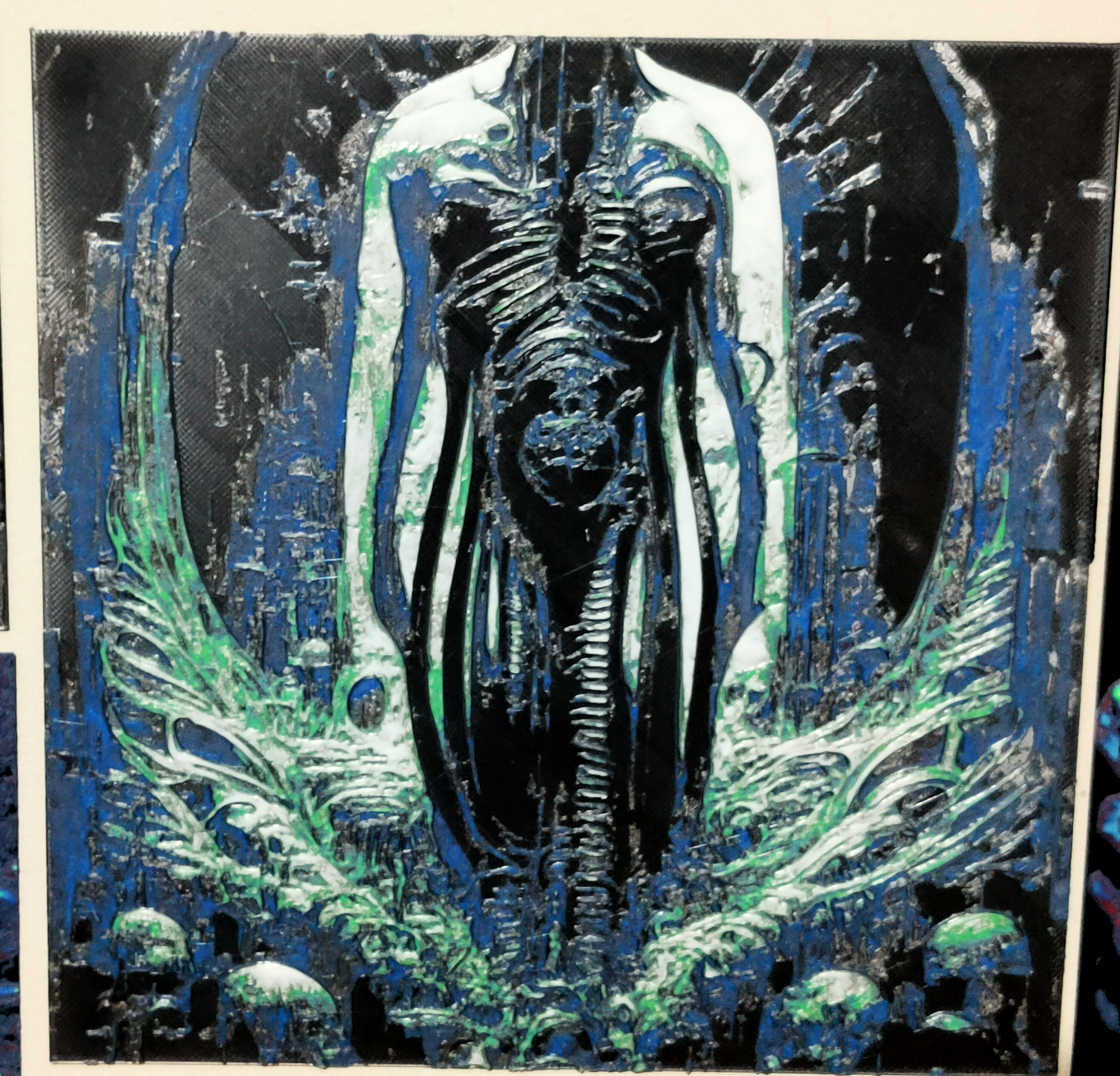 H.R. GIGER HUEFORGE STUDY 02 - Standing With Skulls – 8 Colours