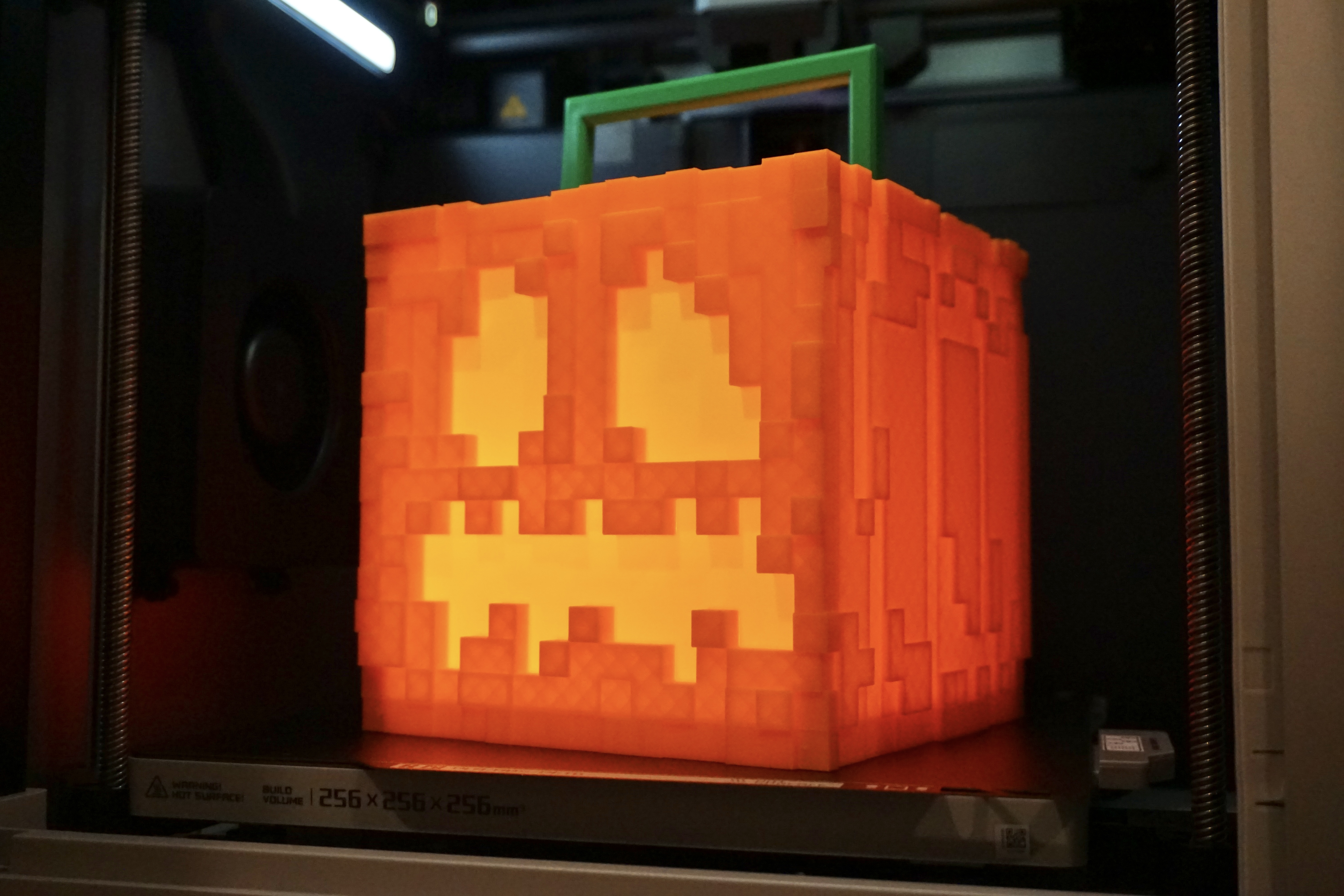 Minecraft Pumpkin Basket / Light