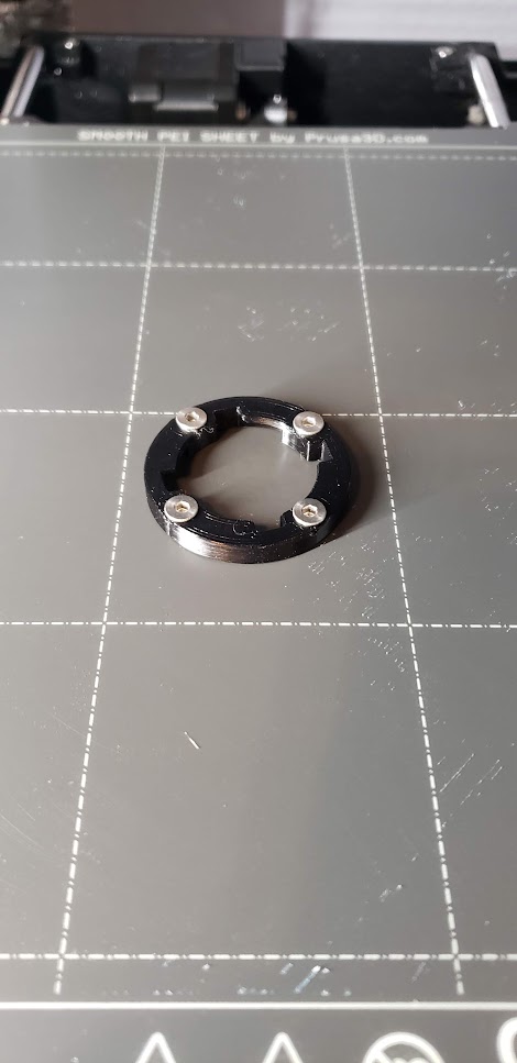 PTFE Quick-Connector to Drybox - Bayonet-Lock - Receiver w/ Flathead