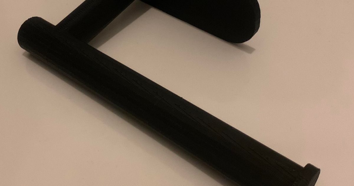 Minimalistic Toilet Paper Holder by khinim Download free STL model