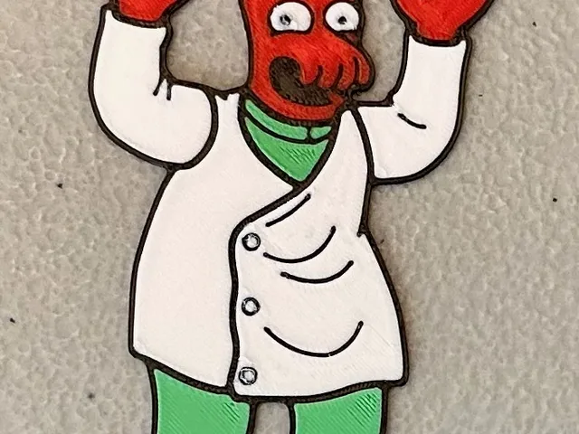 Multicolor Zoidberg Magnet