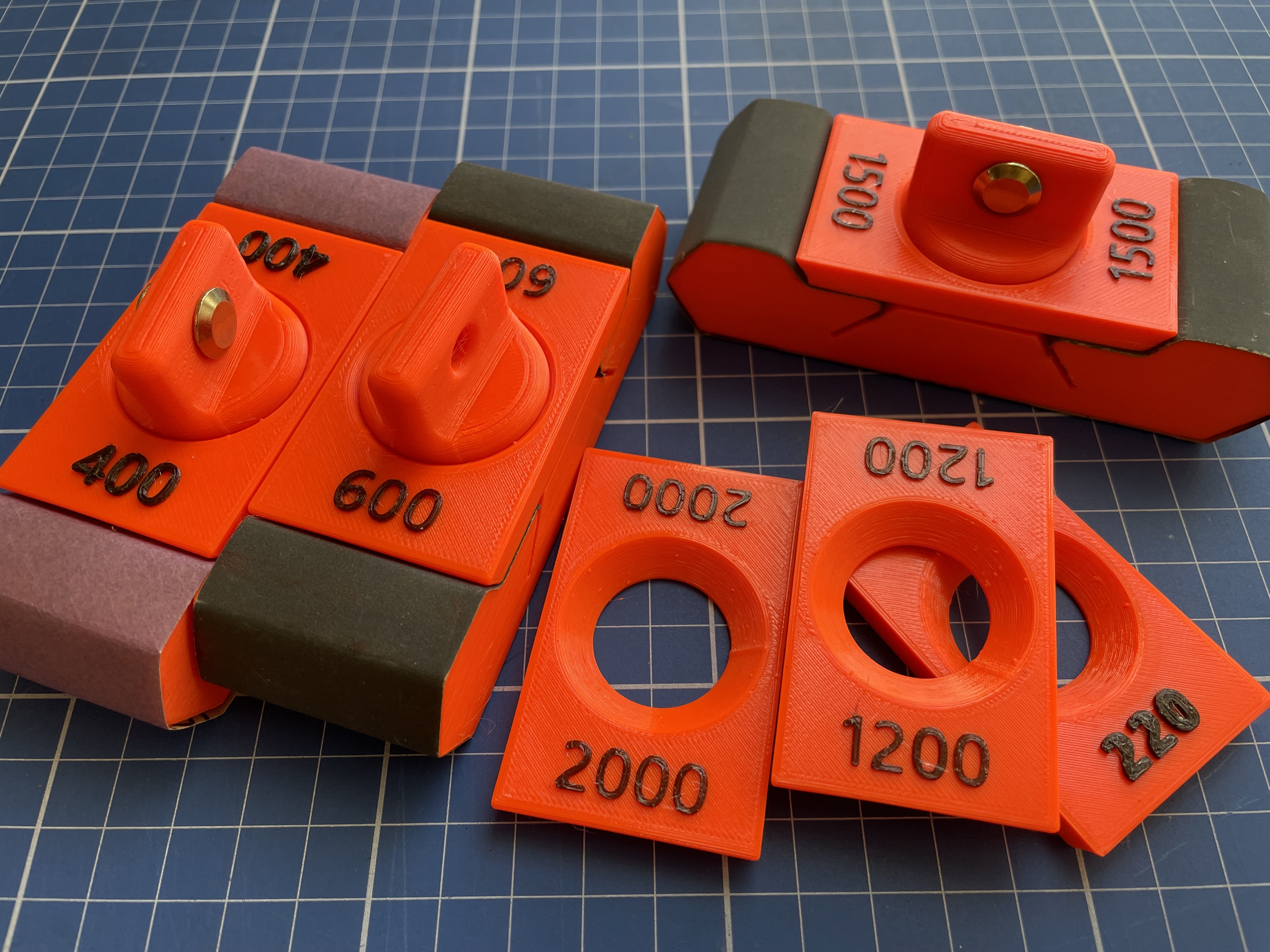 Grit Label for Simple Sanding Block