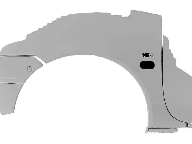 Twingo 1 Front Fender - Rough Scan