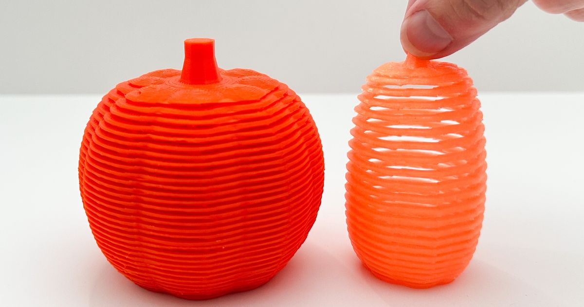 Stretchy, Springy Pumpkins (2 sizes) by 3DPmom | Download free STL ...