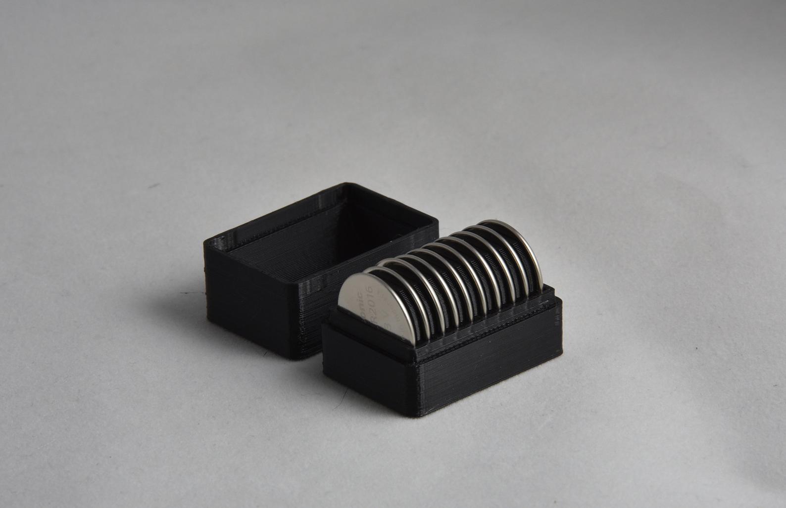 CR2016 Coin Battery holder 3D model thumbnail