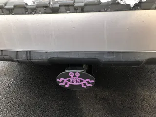 Flying Spaghetti Monster Hitch Cover and Oval Template