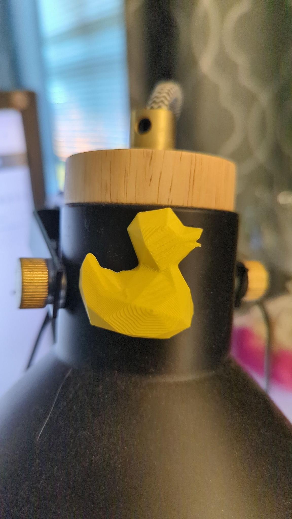 Tiny Low Poly Rubber Duck Refrigerator magnet