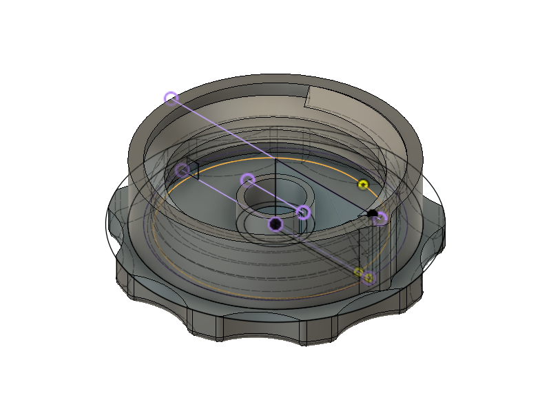Brake fluid reservoir cap by rvsuper8 Download free STL model