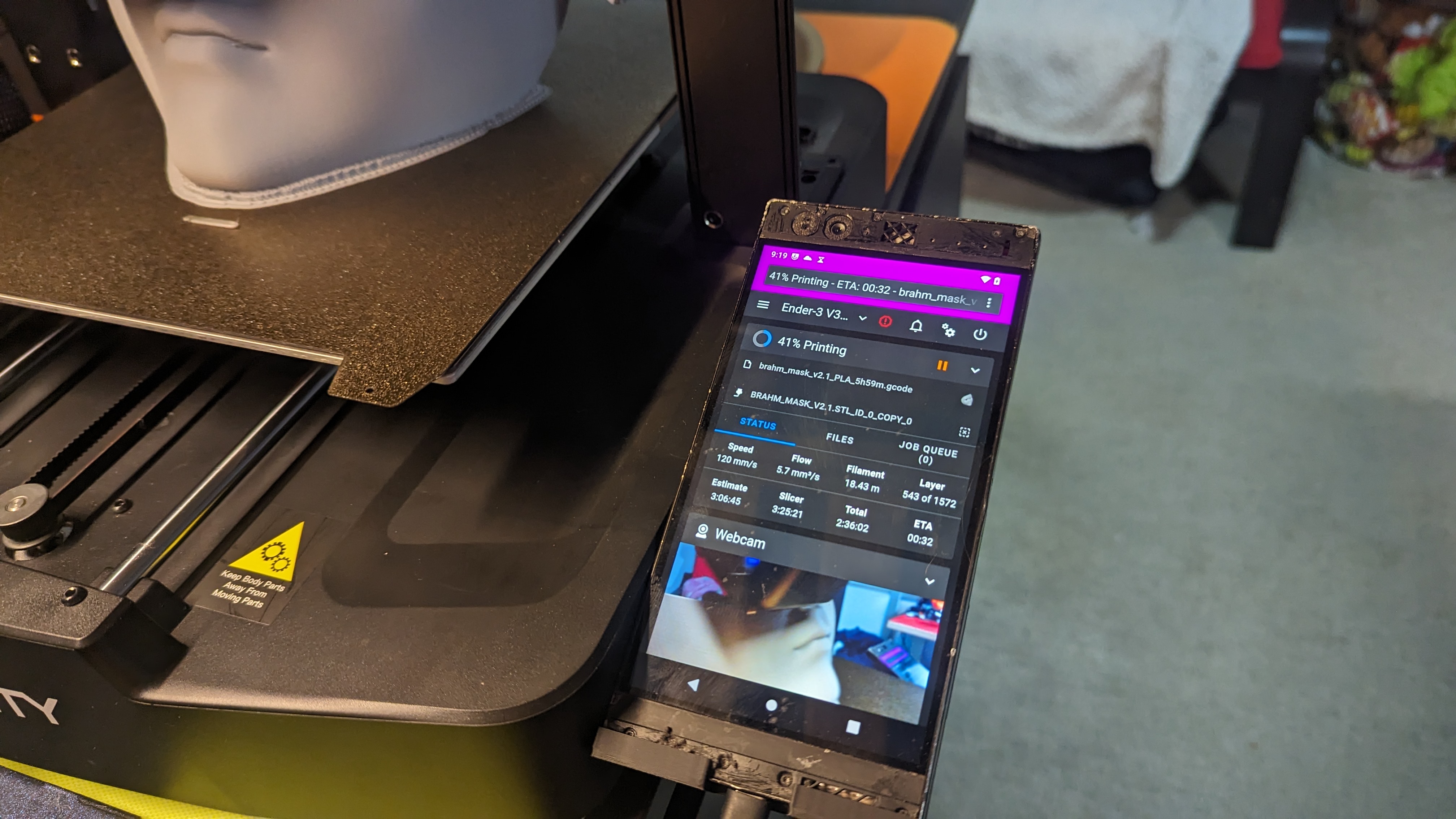Ender-3 V3 SE Phone Holder