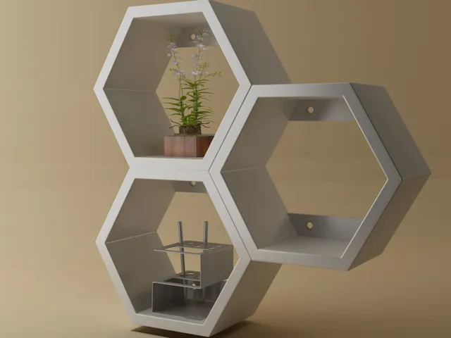 Honey-Comb shelves