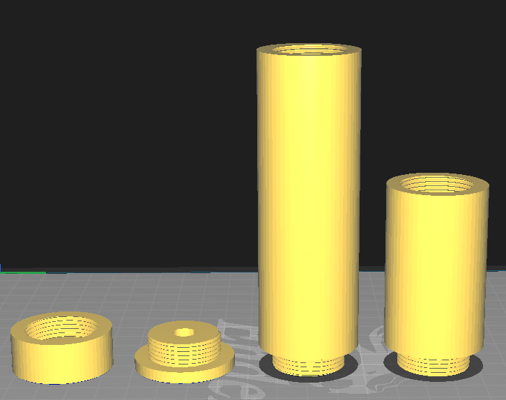 Modular airsoft suppresor
