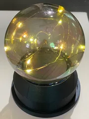 Globe base for dollar tree globe