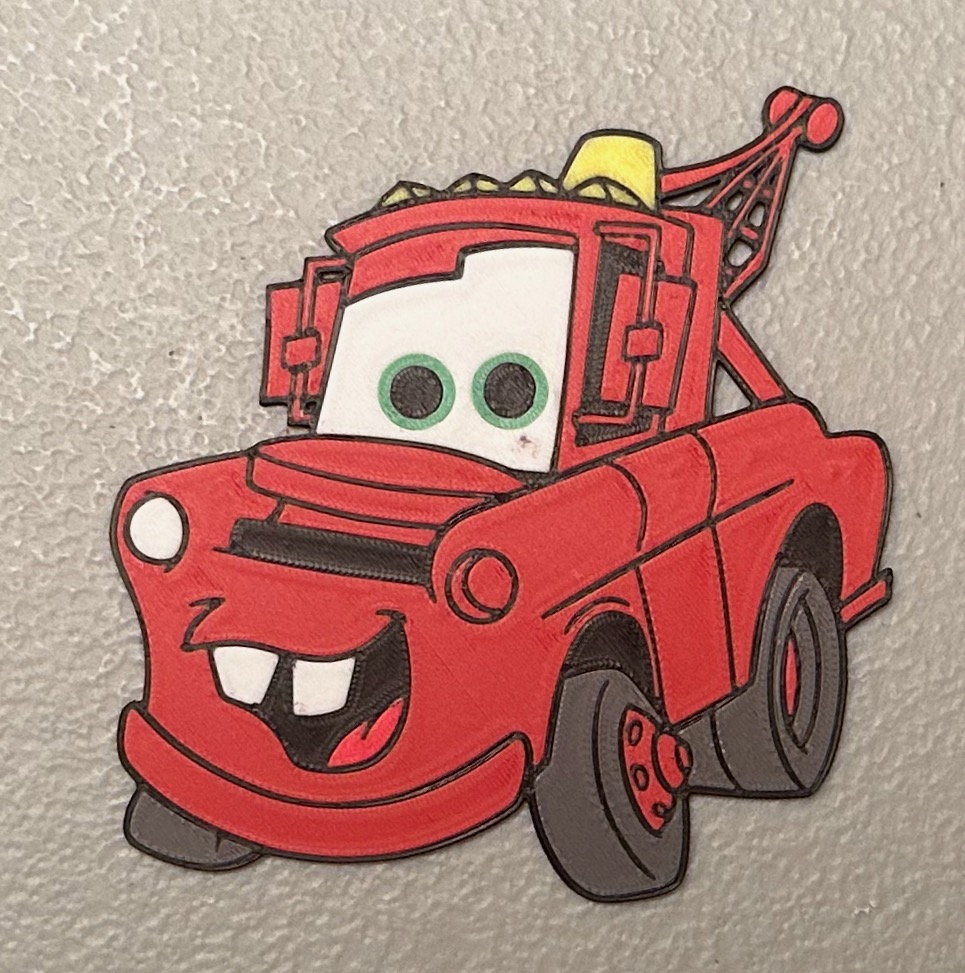 Multicolor Mater Magnet by wotfan69 | Download free STL model ...