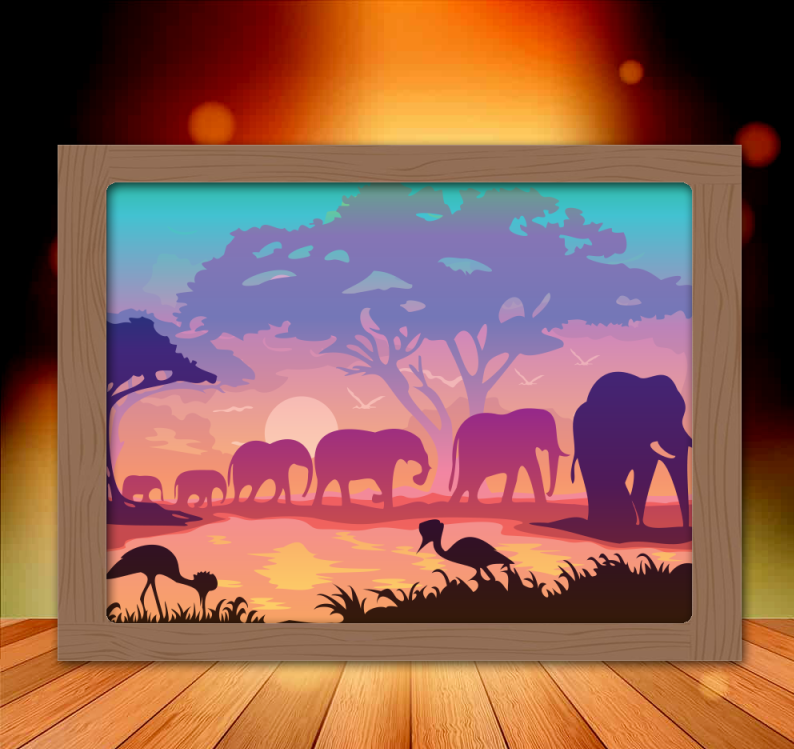 Elephant lightbox