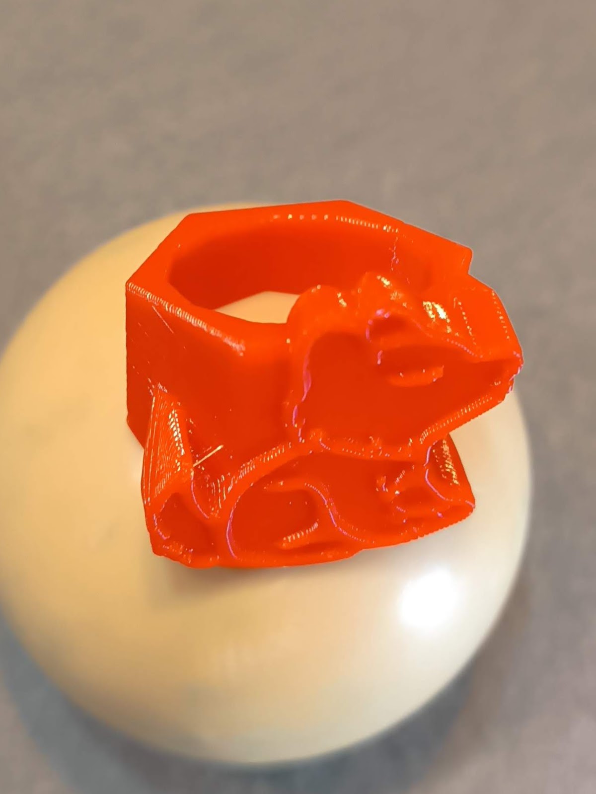 Gray Brother (Wolf pup) Scout woggle neckerchief scarfring - Canuto o