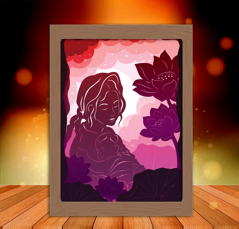 Mom Hold Child (mother's day) lightbox