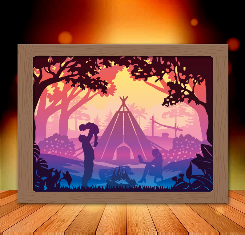 Camping with Family lightbox