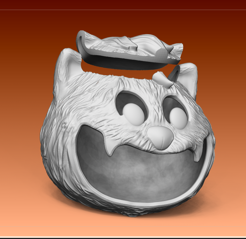halloween cat head lantern
