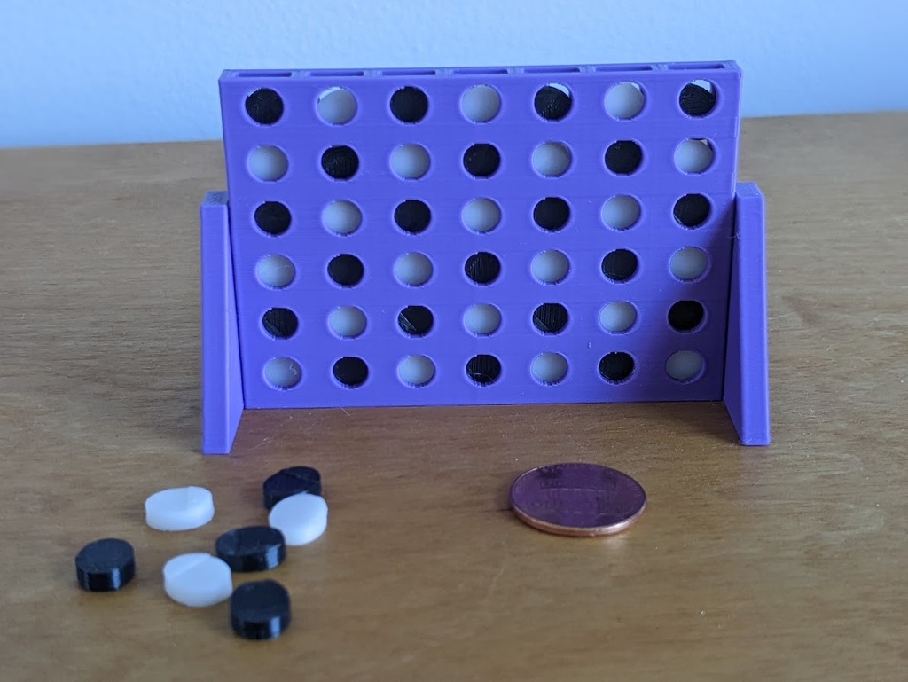 Mini Pocket Size Connect Four Game
