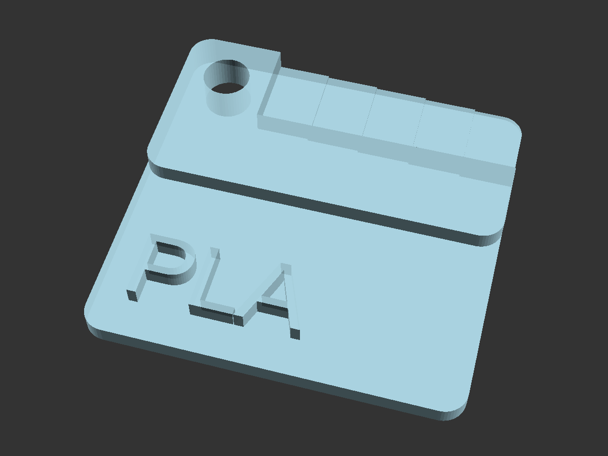 Material Swatches rebuilt in OpenSCAD by bulbasaur0 Download free STL