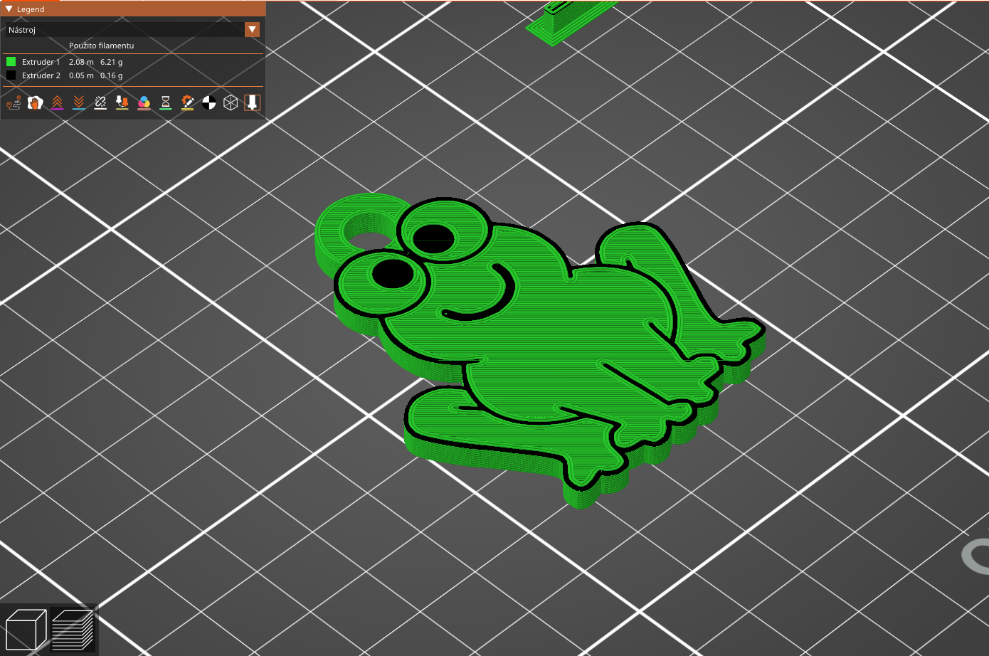 Frog keychain
