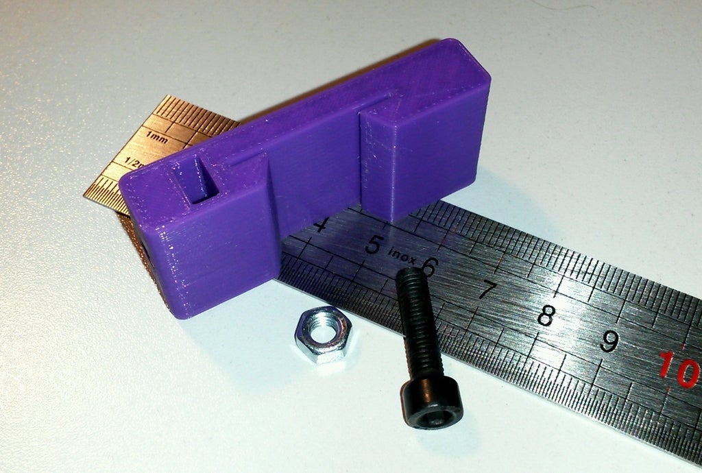 Ruler stop by Lucian Brandus | Download free STL model | Printables.com