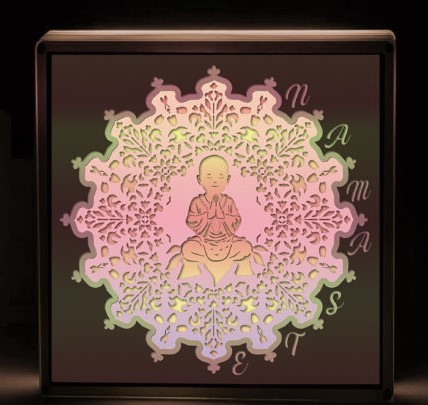 Novice Monk (Little Buddha) light box