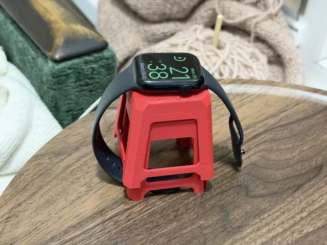 Plastic Stool Apple Watch Charger Stand