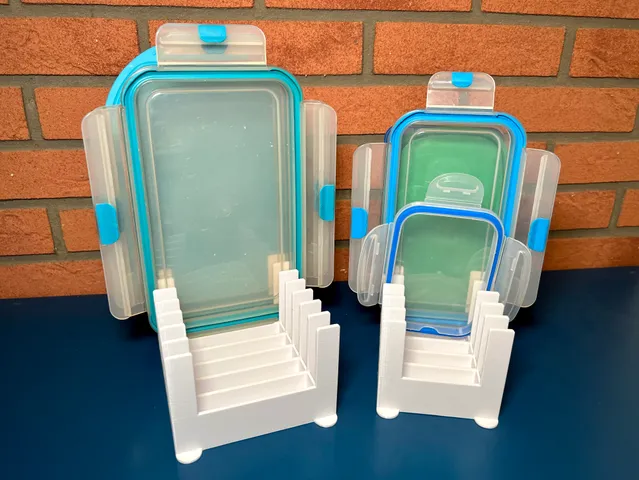 Lid Holders (Kitchen Organiser) for Tesco food containers