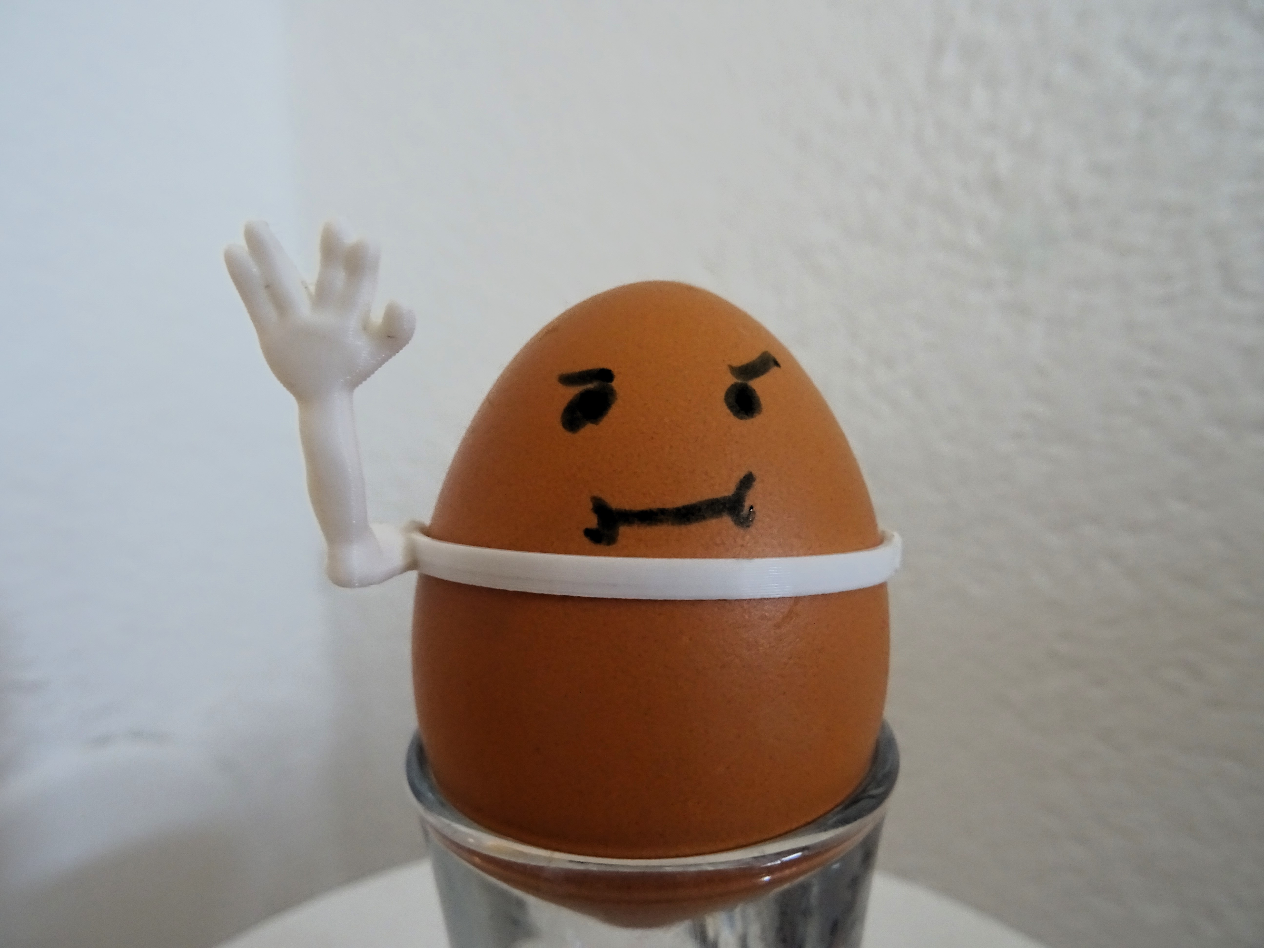 Vulcan salute for eggs
