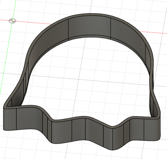 Miniatura 2 do modelo 3D Ghost cookie cutter