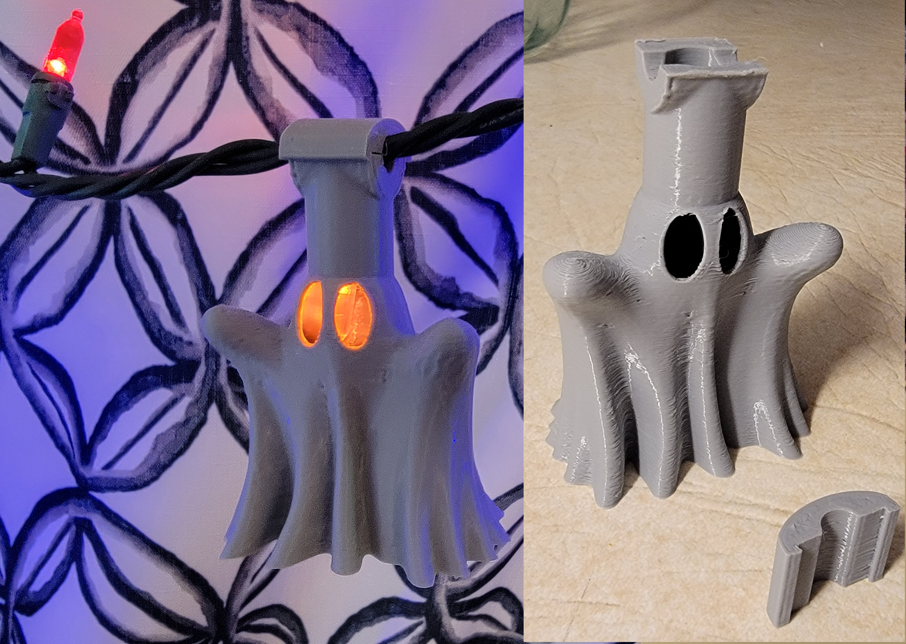 Spooky Ghost Halloween Lantern for string lights