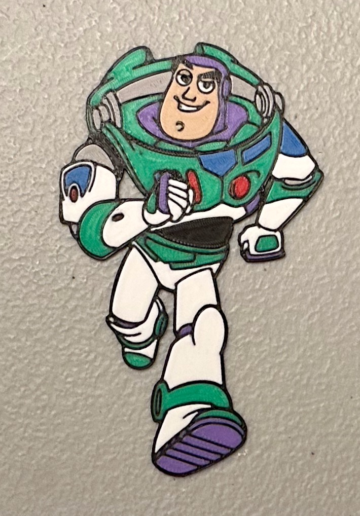 Multicolor Buzz Lightyear Magnet
